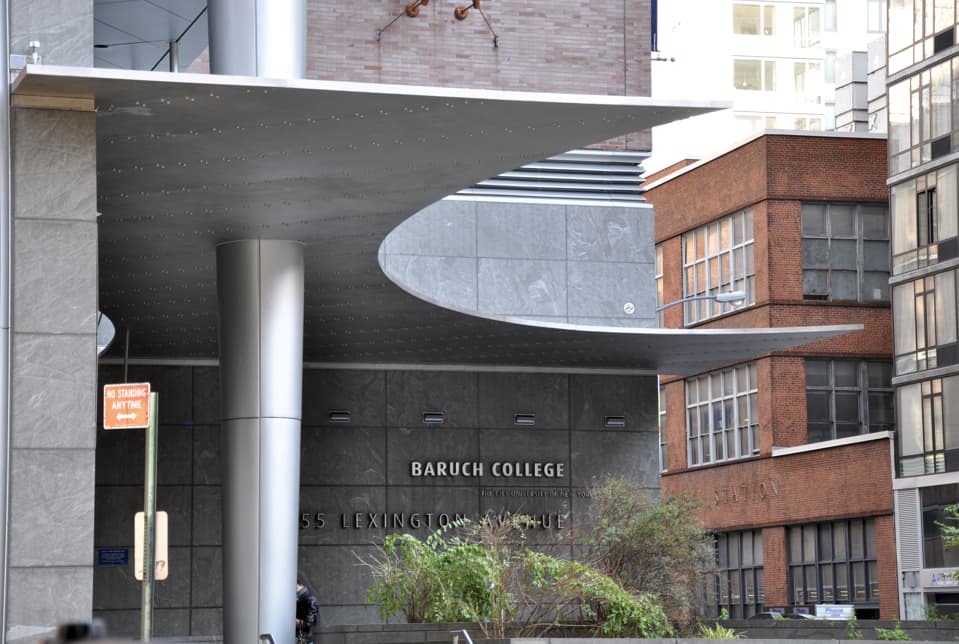 Baruch College Canopy Installation